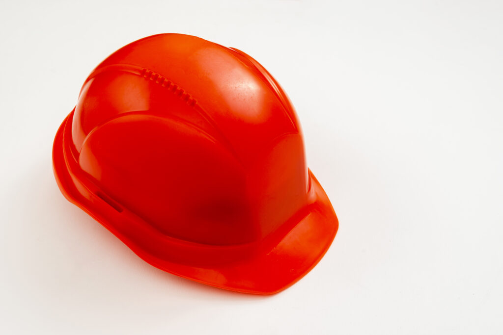 close-up-high-angle-view-construction-helmet